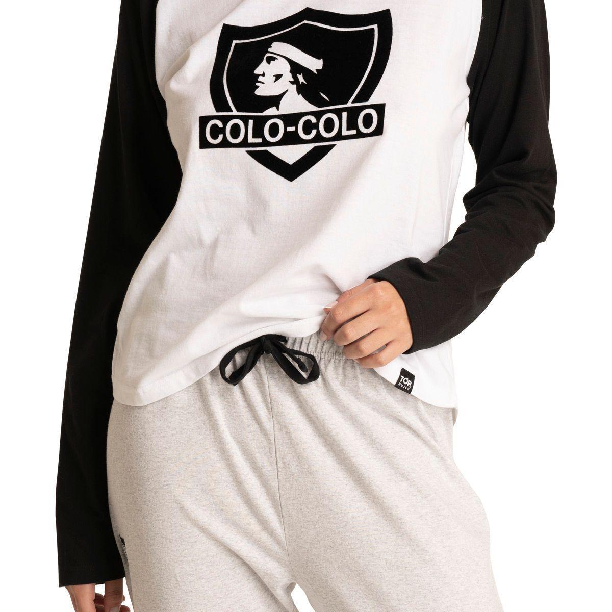 Pijama Top Algodón Invierno Mujer Colo Colo C2 Top-2