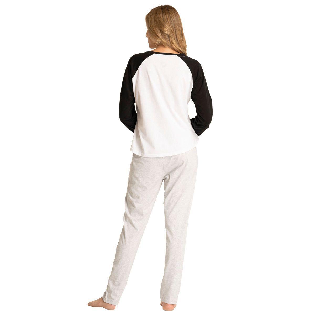 Pijama Top Algodón Invierno Mujer Colo Colo C2 Top-1