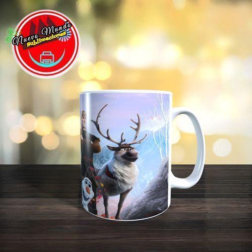 Taza Blanca De Frozen 2-1