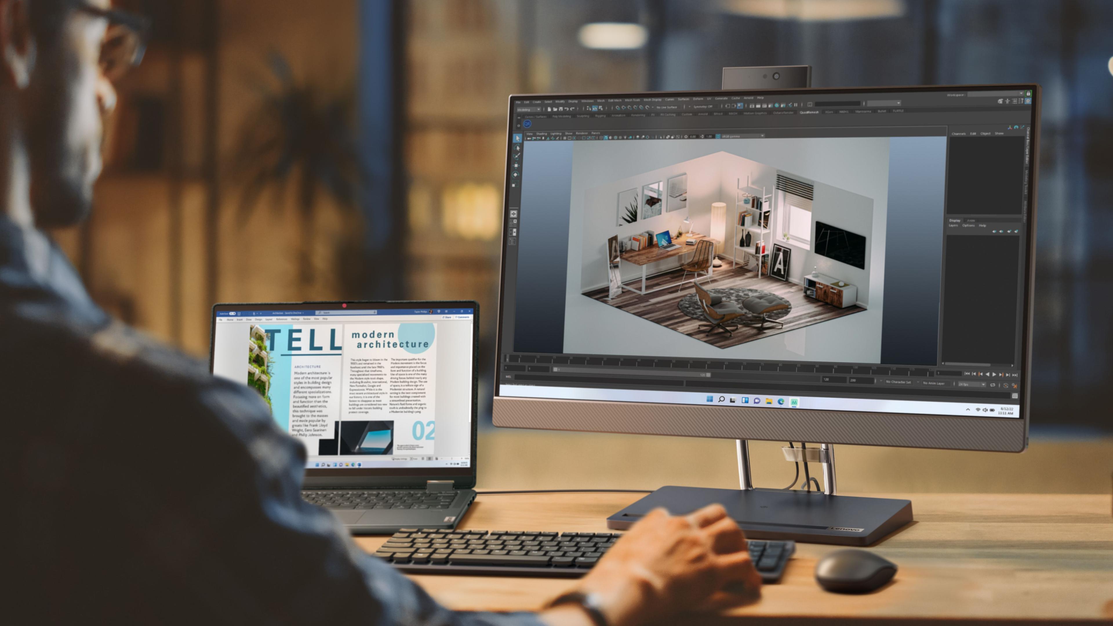 AIO IdeaCentre 5i Intel Core i7 16GB RAM 512GB SSD 24''-6