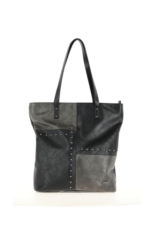 Cartera Hombro Patchwork Negro Humana-0