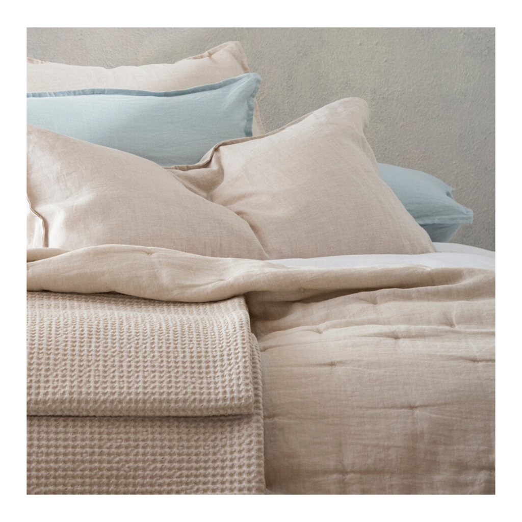 piecera waffle beige king -1