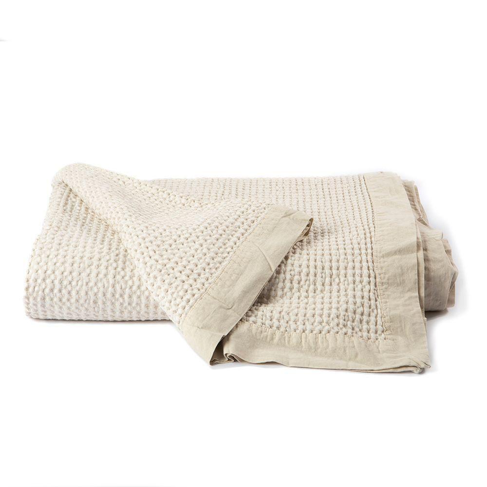 piecera waffle beige king -0