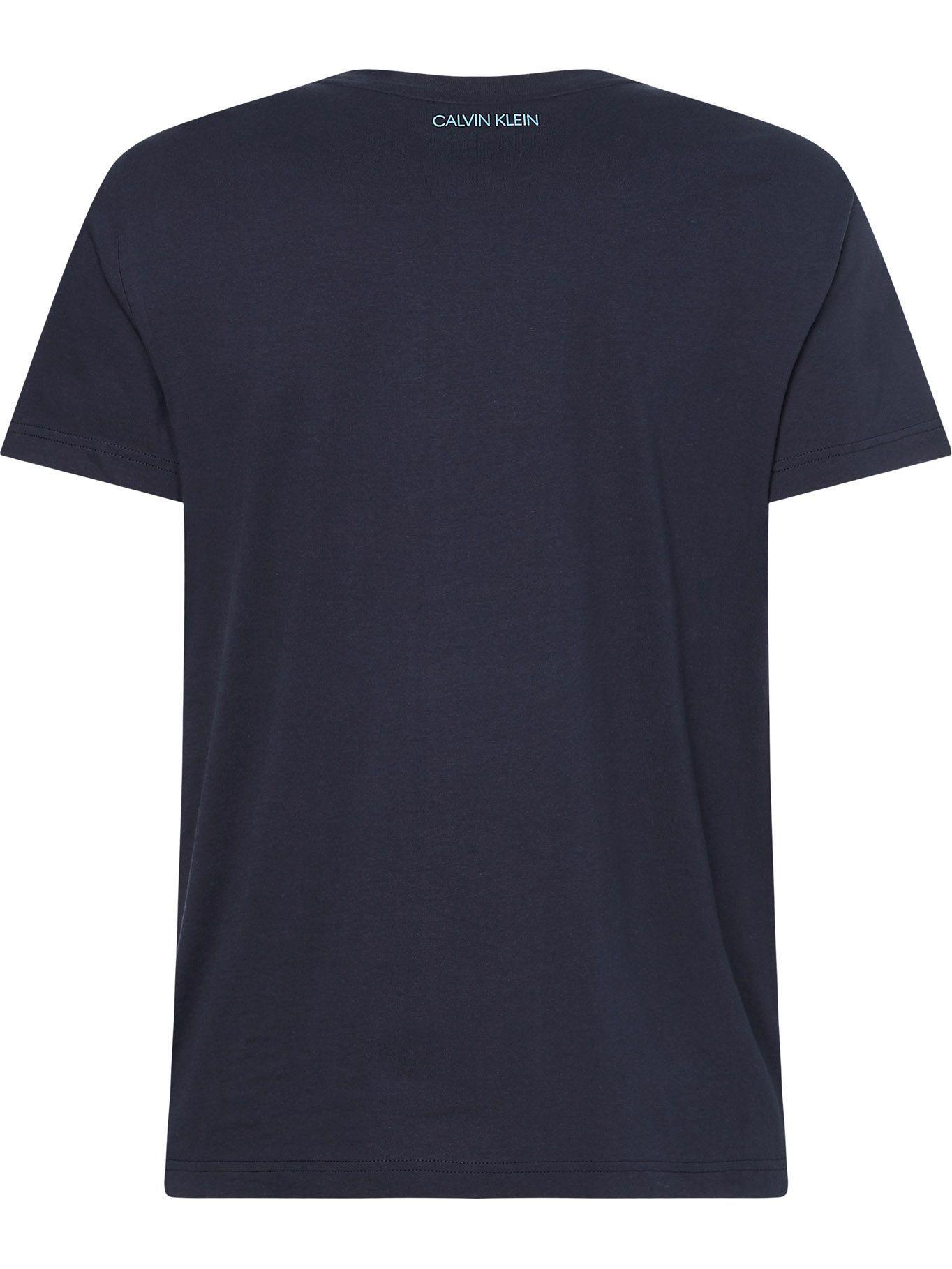 Polera Contrast Graphic Azul Calvin Klein Hombre-1