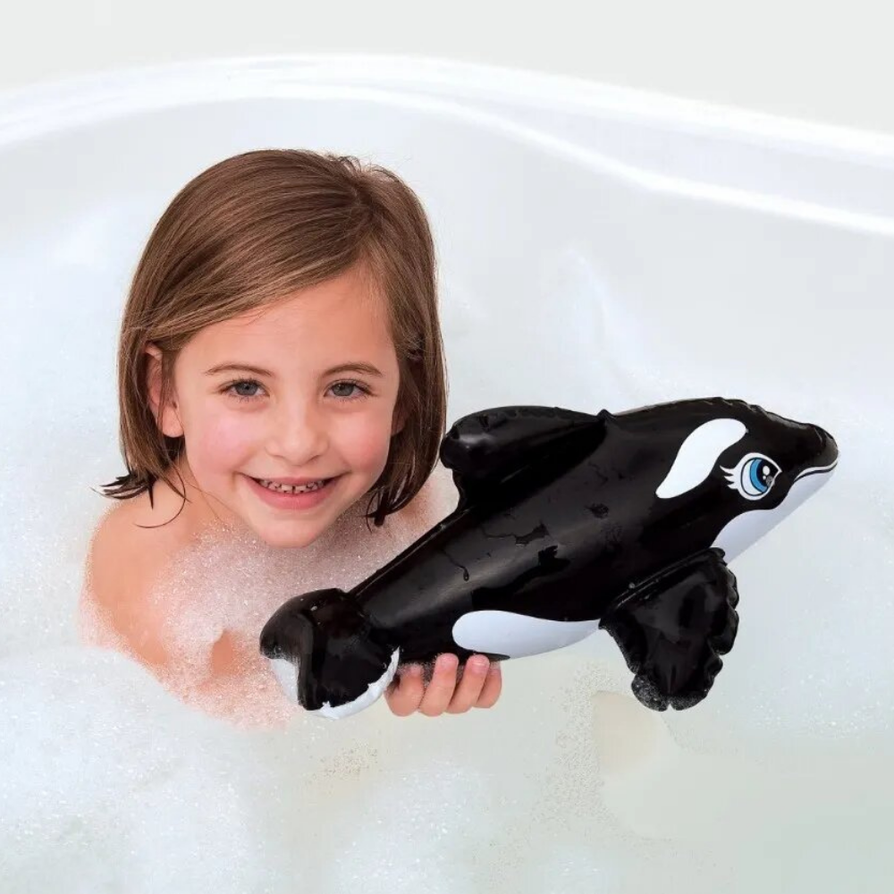 Juego Piscina Inflable Mini Ballena Puff 'n Play-2