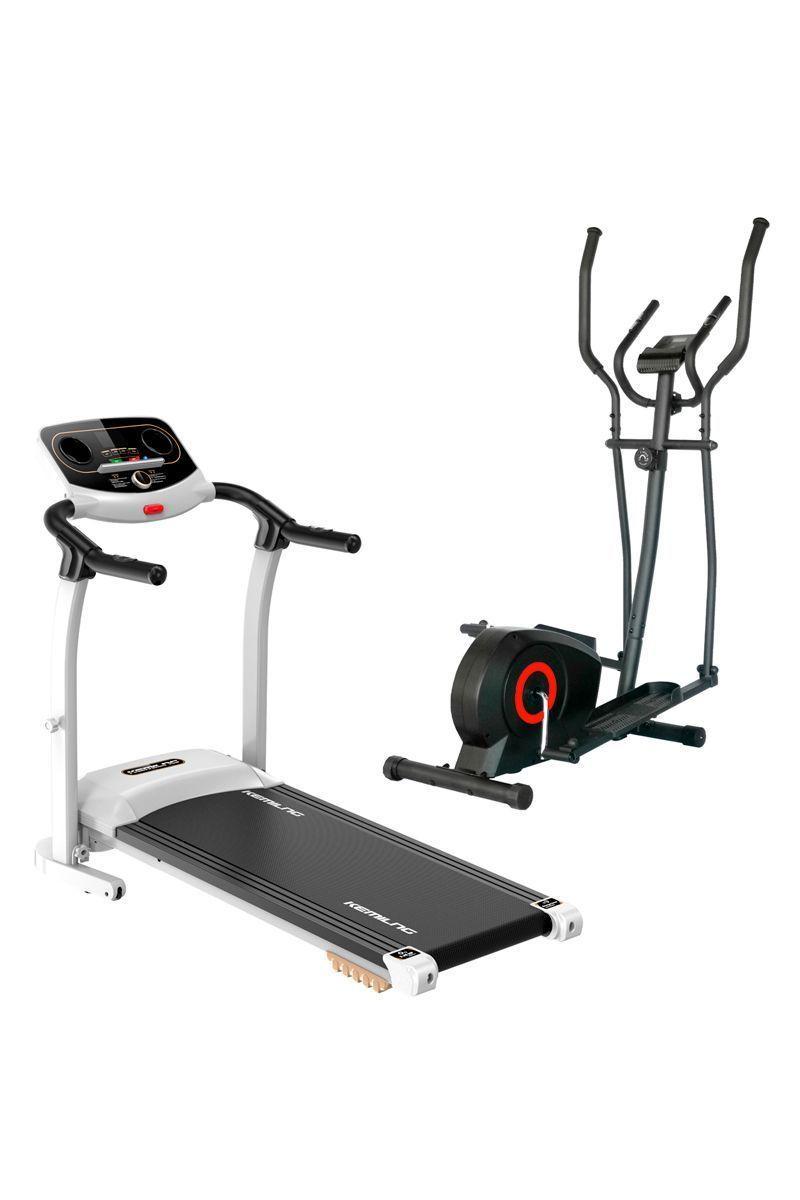 Pack Trotadora M201+ Bicicleta Magnetica 5K Blanco-0
