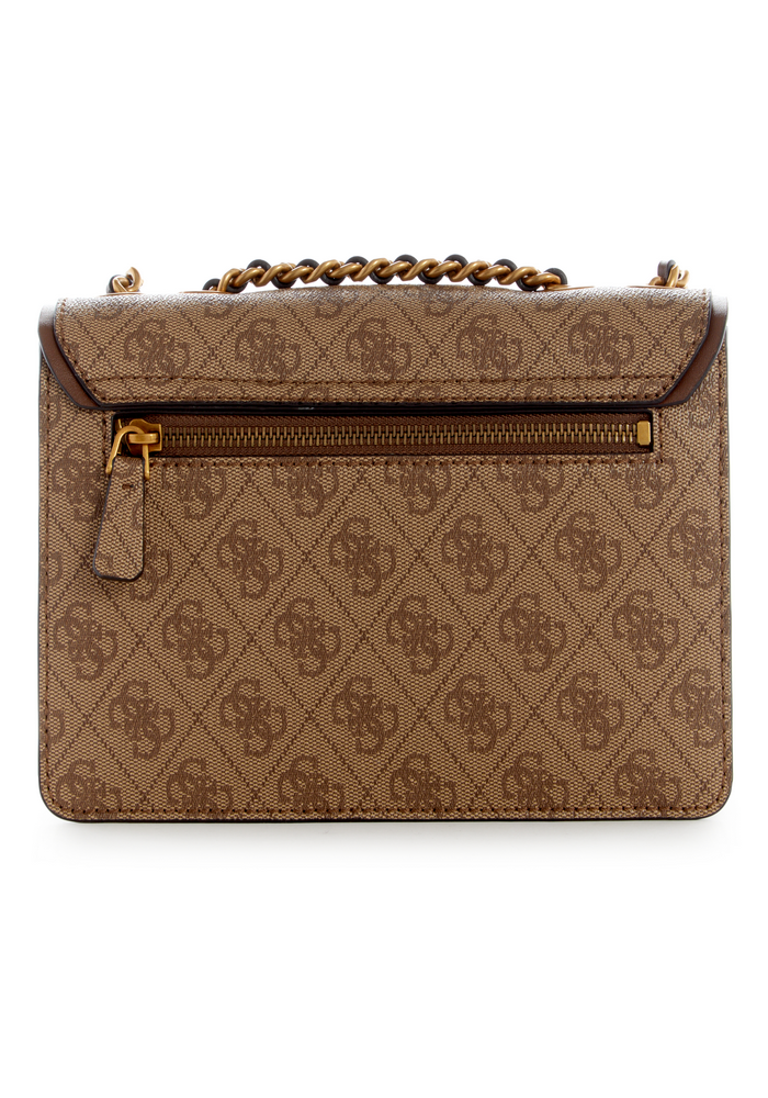 Cartera Izzy Convertible Xbody Flap Lgw Café Guess-1