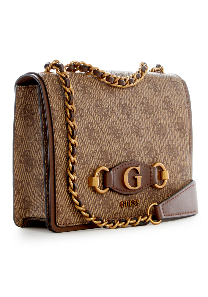 Cartera Izzy Convertible Xbody Flap Lgw Café Guess-2