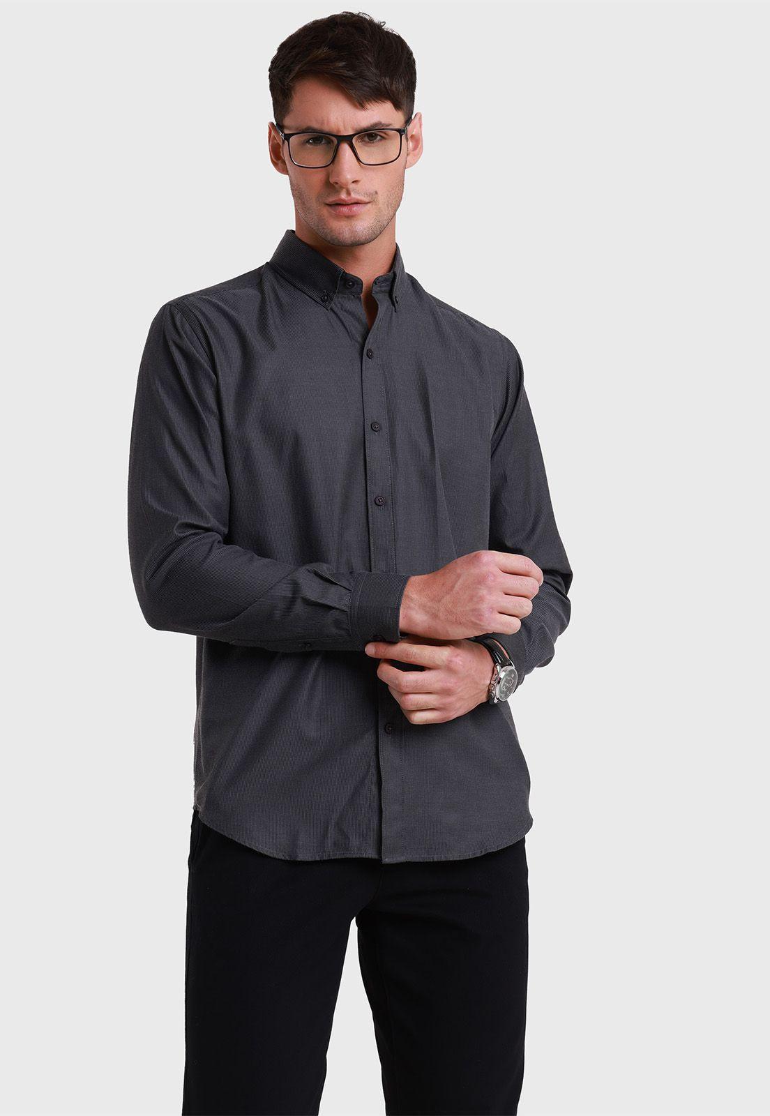 Camisa Texturada Hombre Guy Laroche-0