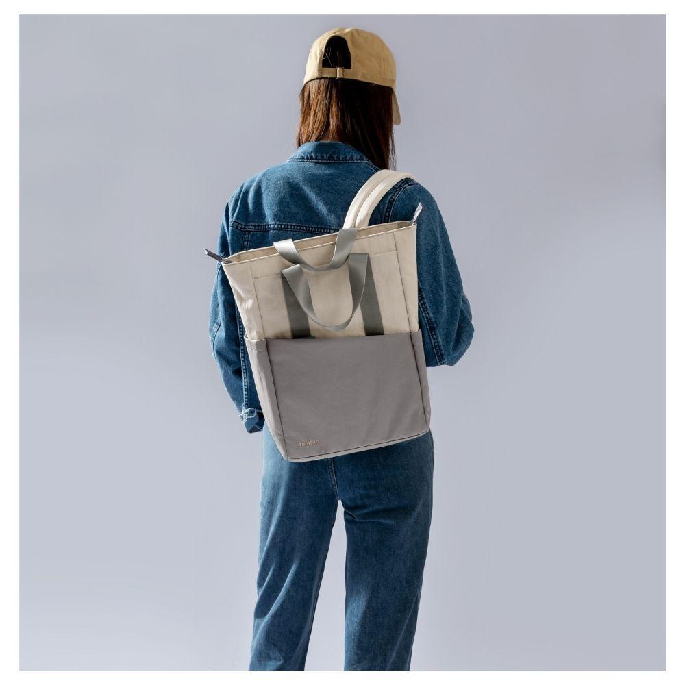 Tomtoc Mochila Slash para Notebook /Macbook Pro de 14" - 12L - Gris-6