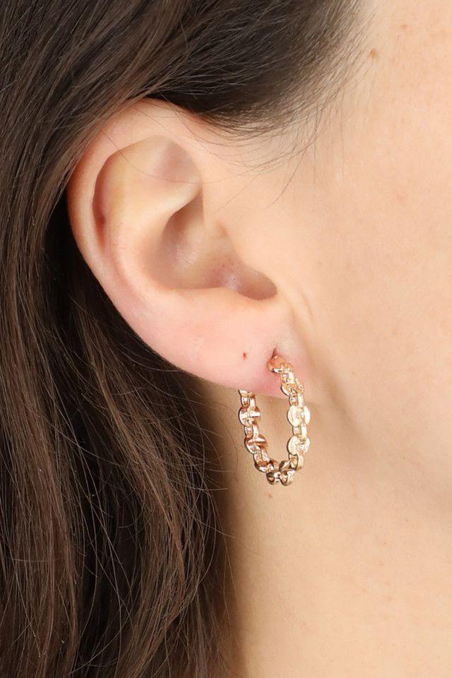 Aro Argolla Chains Dorado  Humana-1