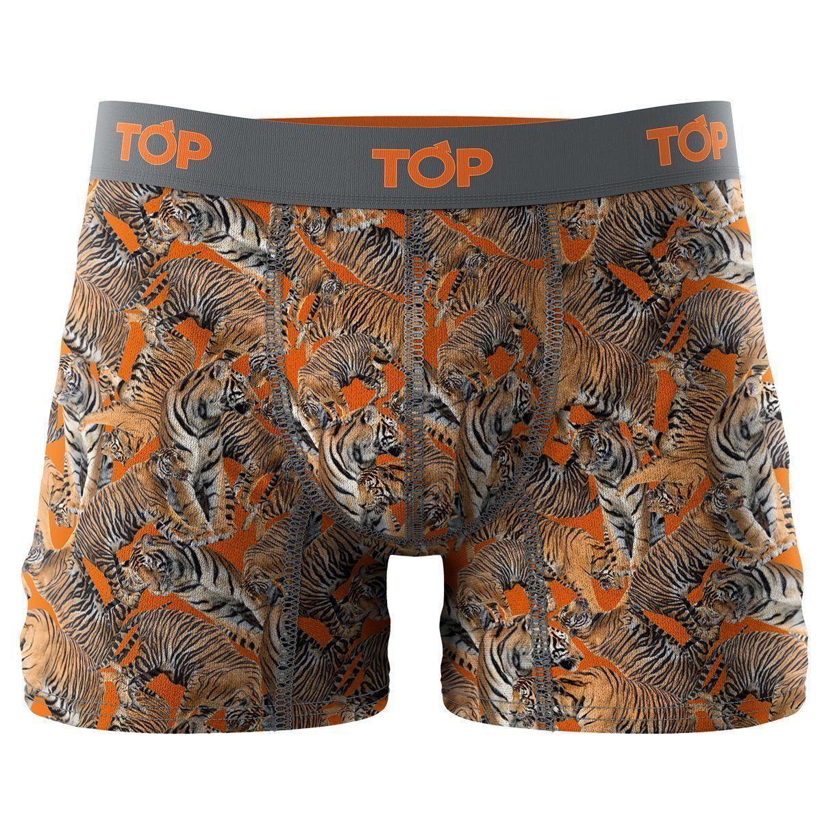 Boxer Medio Animal Microfibra Top Pack 4 C2-2