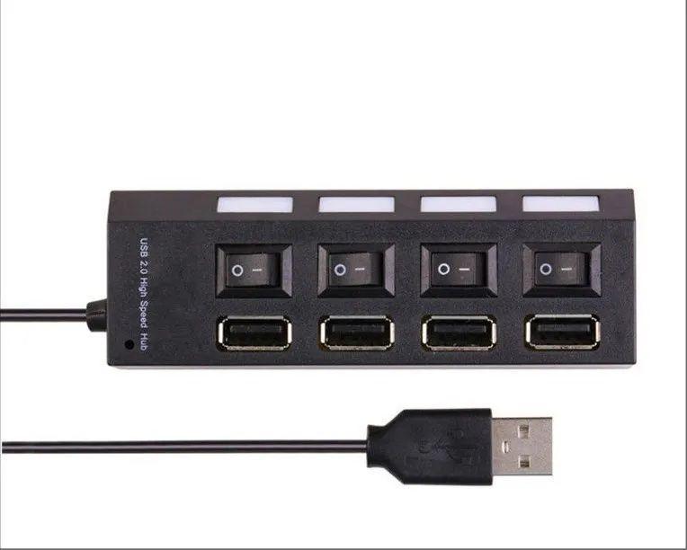 Hub 4 Puertos Multi Usb 2.0 Indicador Luz-2