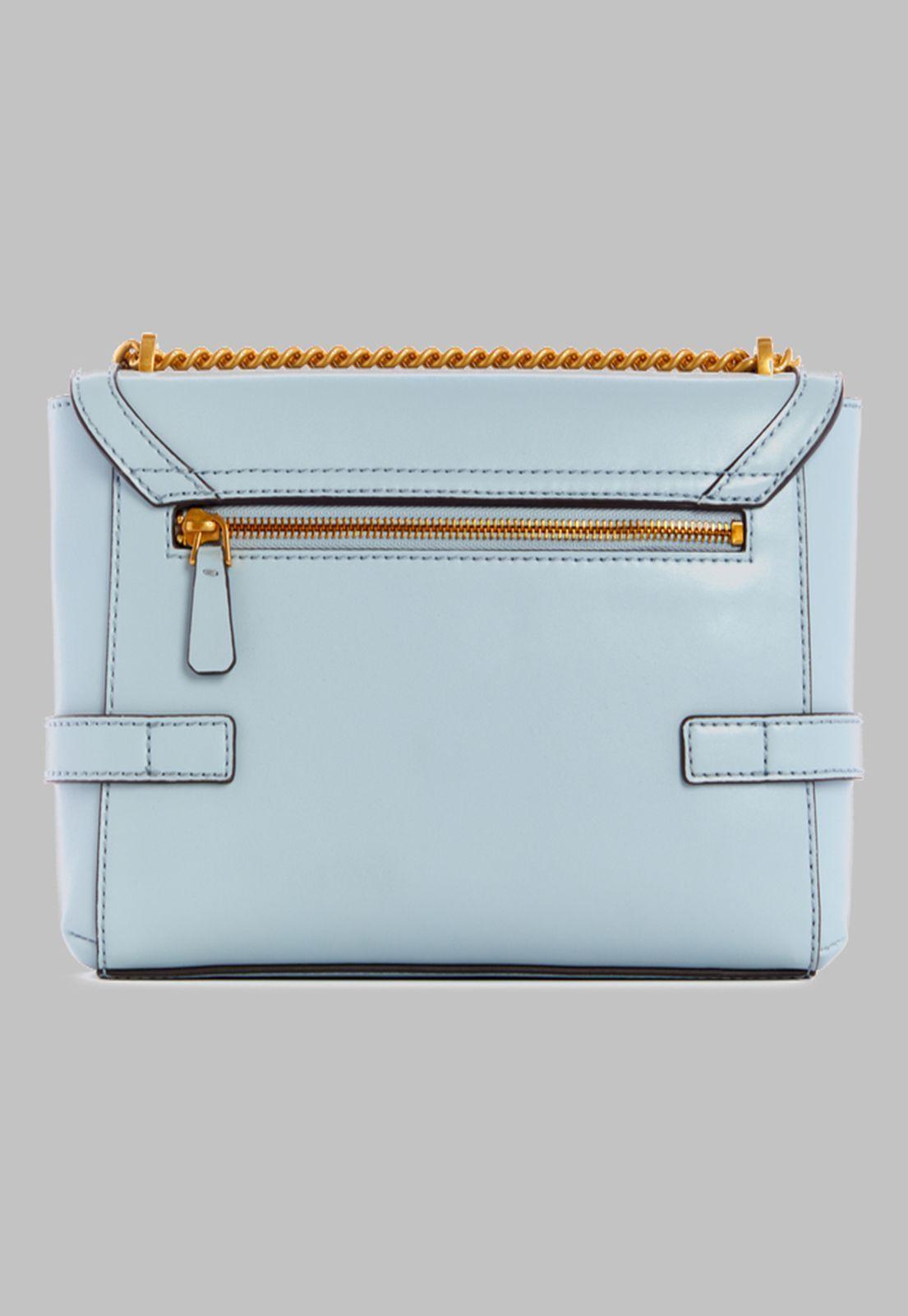 Cartera Guess Zadie Convertible Xbody Flap Pod Celeste-2