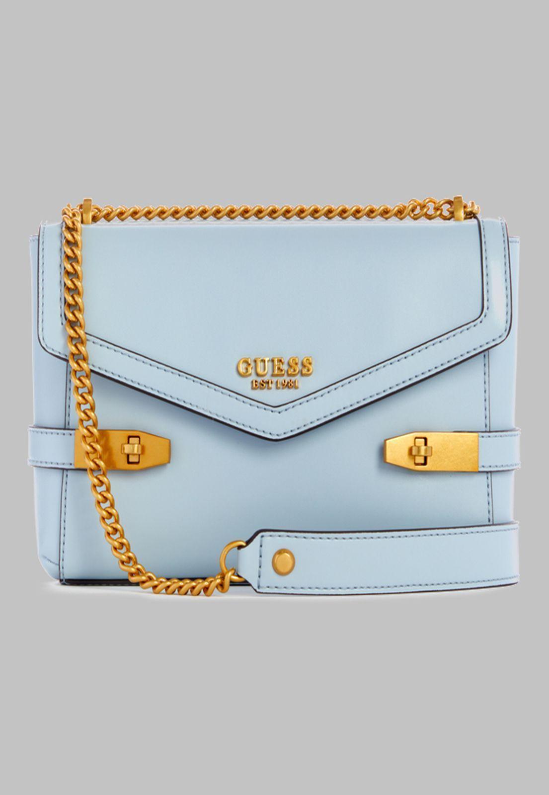 Cartera Guess Zadie Convertible Xbody Flap Pod Celeste-0