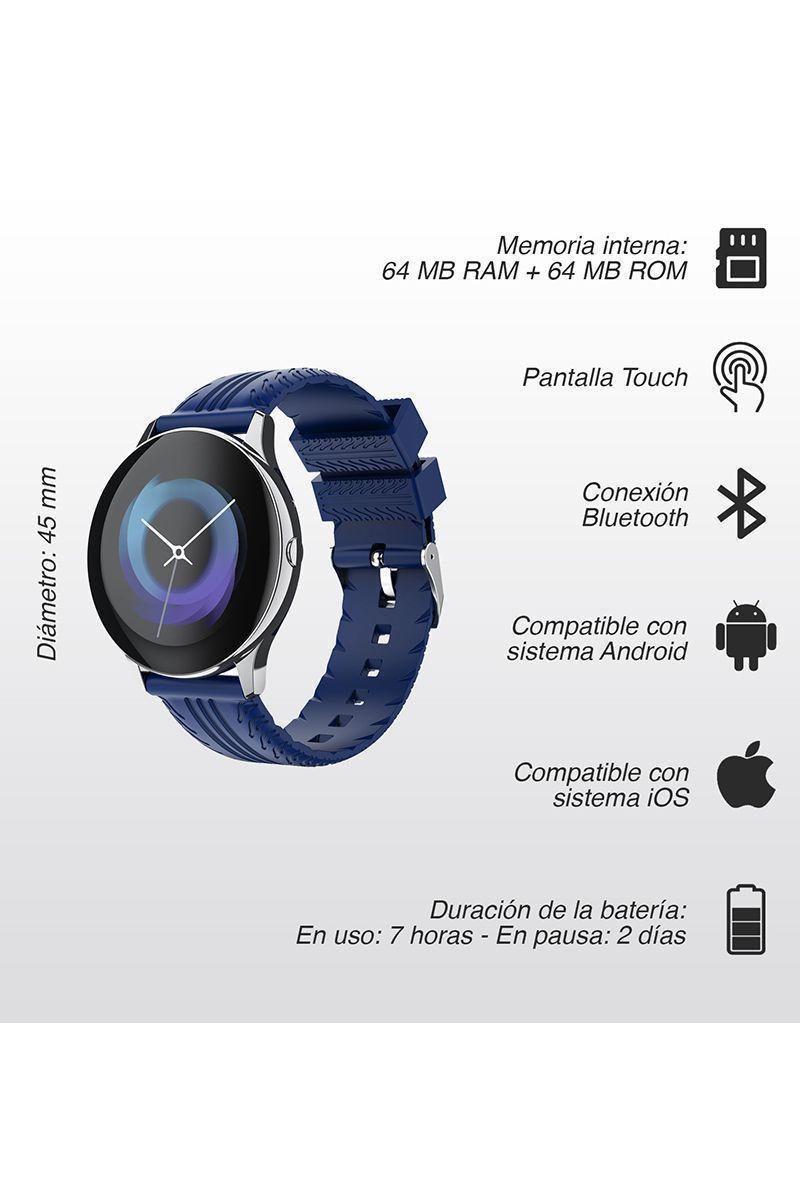 Reloj Inteligente Smartwatch S8 Azul-2
