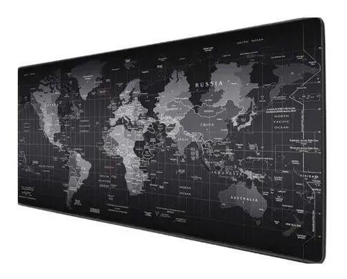 Mouse Pad Gamer Mapa Mundo 90x40 Xl Mousepad Pg-0