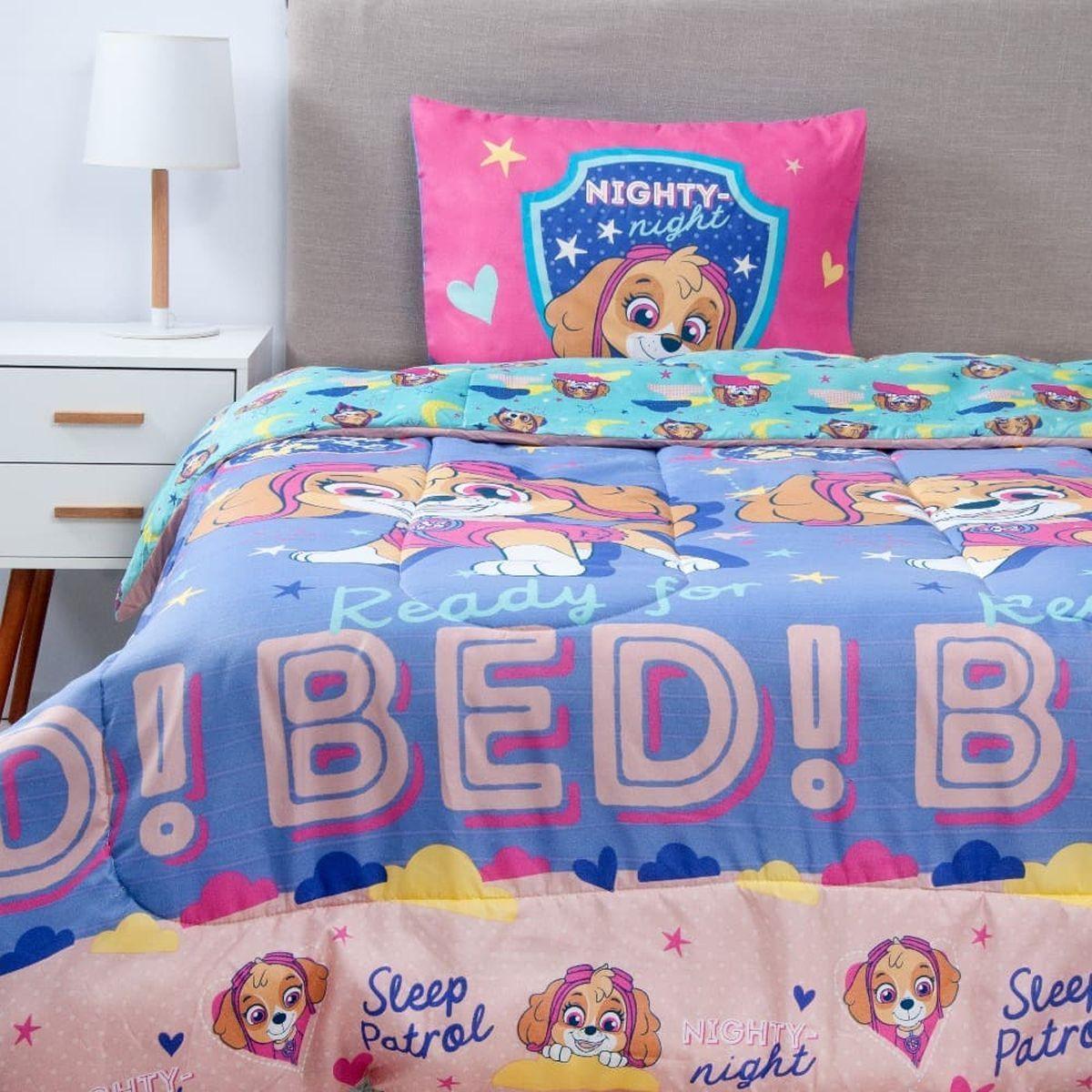 PAW PATROL - PLUMON REVERSIBLE - SKYE - READY FOR BED - 1.5 PLAZA - WINDSOR-0
