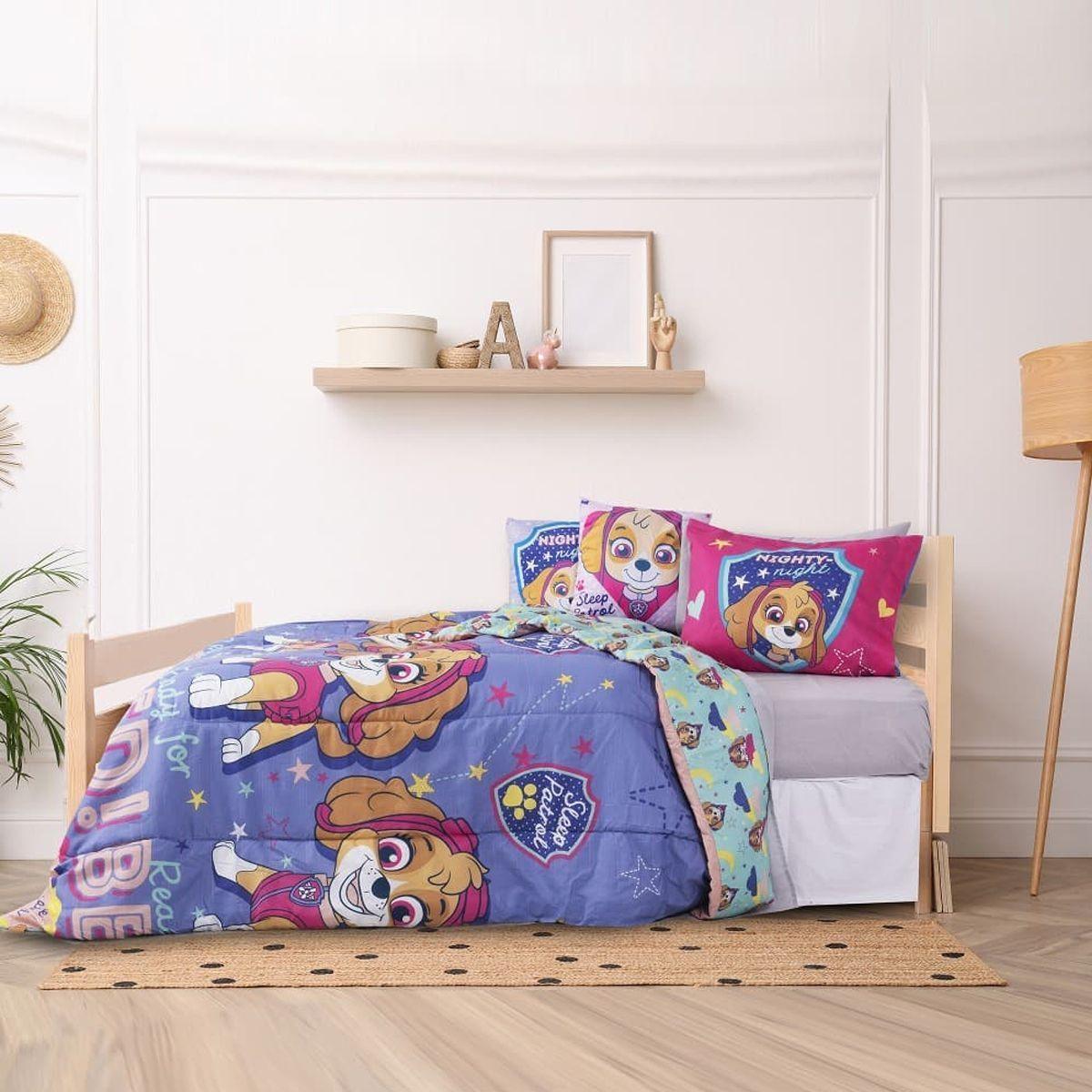 PAW PATROL - PLUMON REVERSIBLE - SKYE - READY FOR BED - 1.5 PLAZA - WINDSOR-1