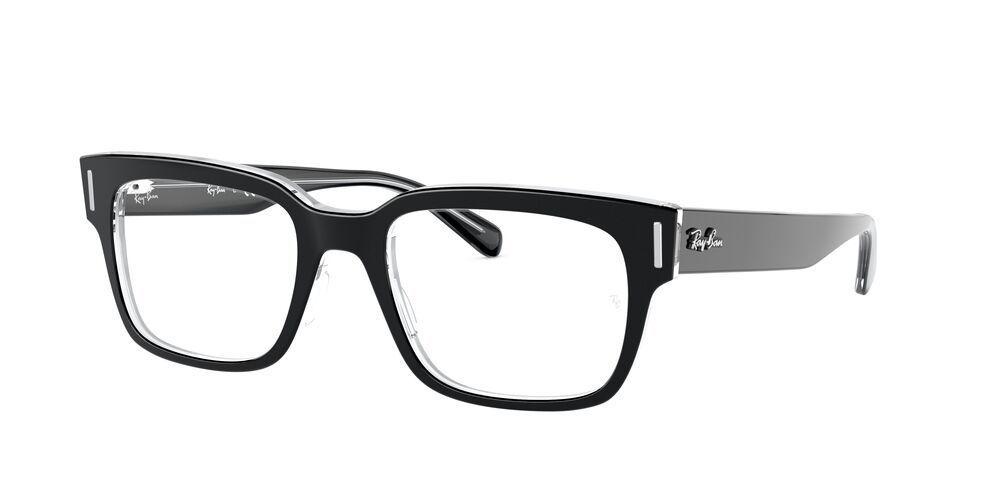 Lentes Ópticos Ray-Ban RX5388 Jeffrey Negro Hombre-1