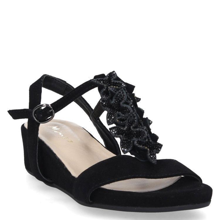 Sandalia Casual Mingo Mujer Negro - S027-0