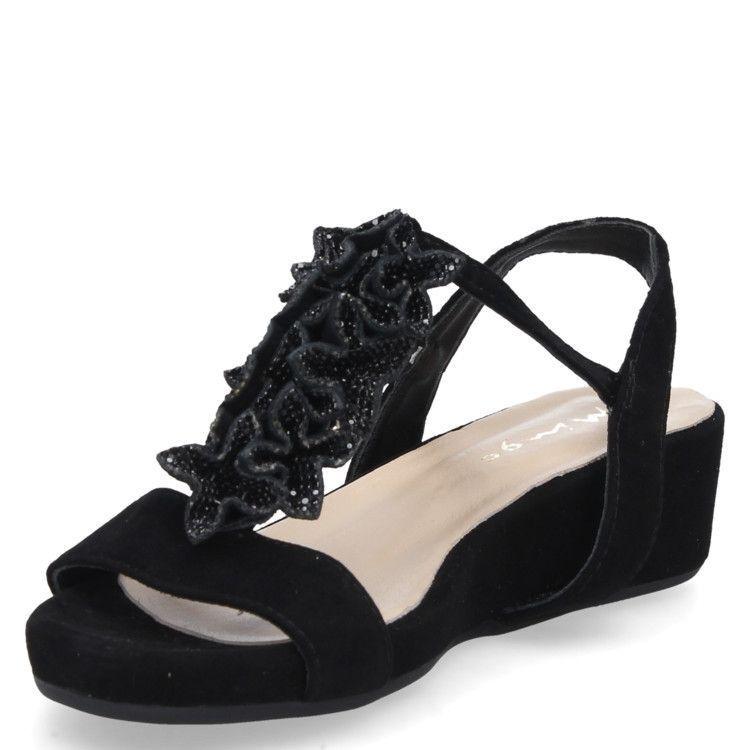 Sandalia Casual Mingo Mujer Negro - S027-4