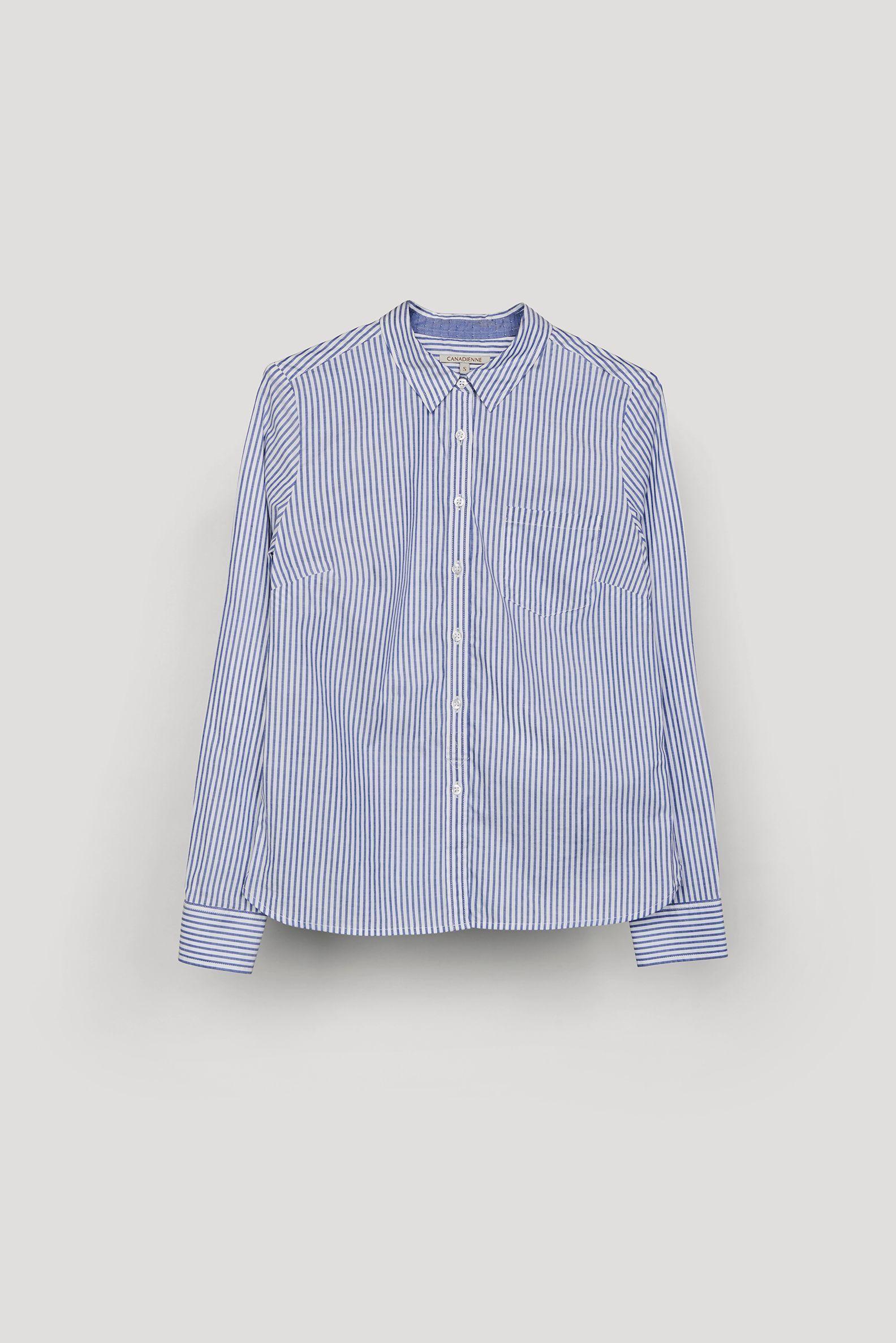 Blusa Bari Ml Blanco-Azul -1