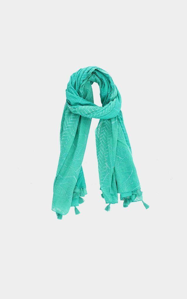 Pañuelo Estampado Organic verde Humana-0