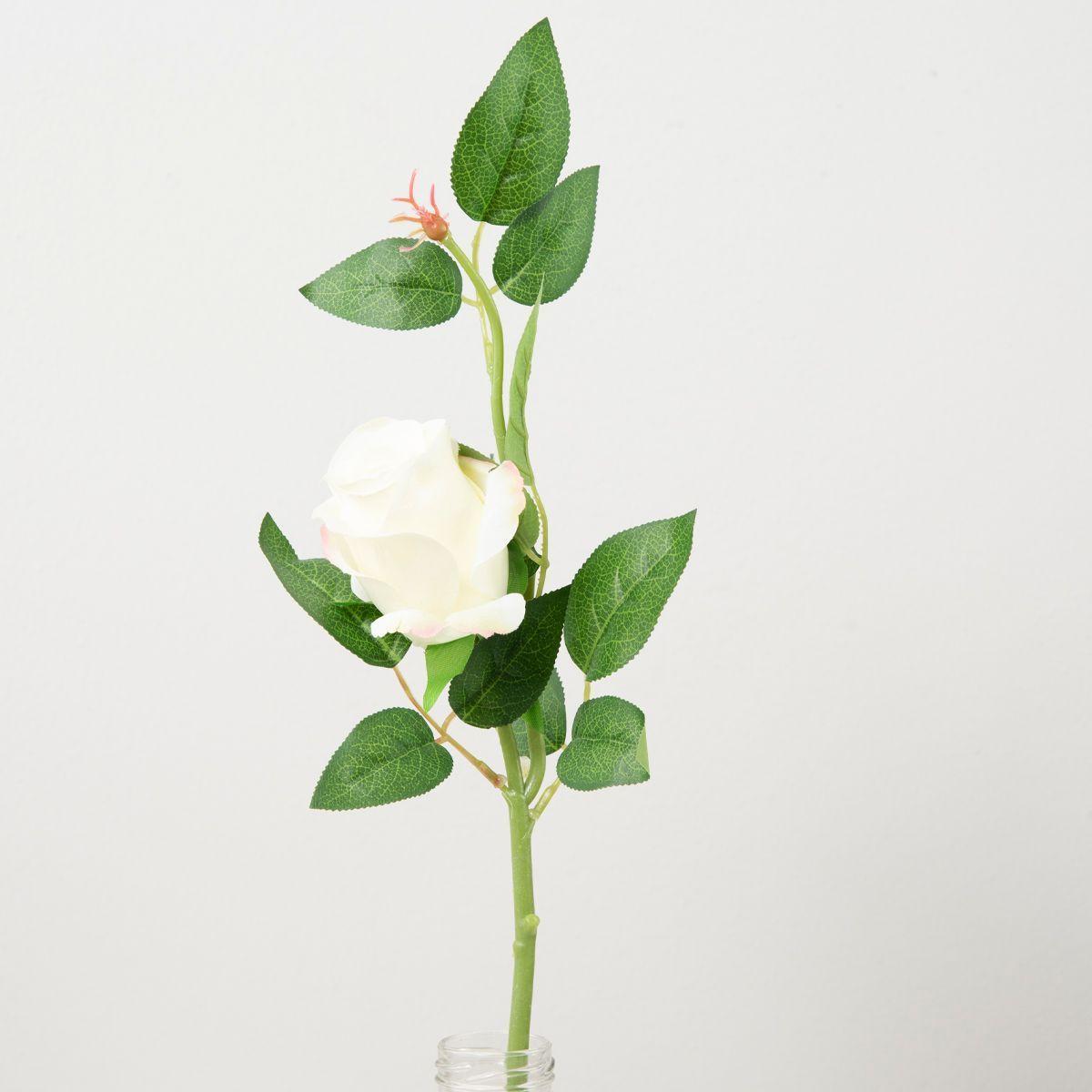 Rosa Artificial Blanca 46cm-2