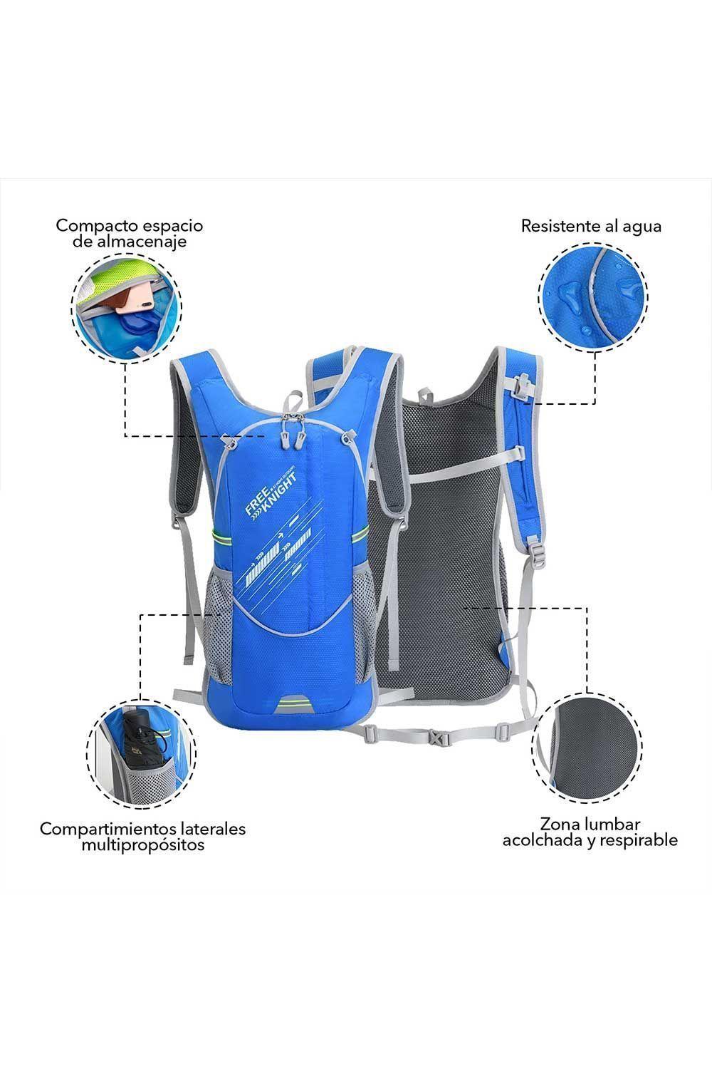Mochila de Hidratación 7L Outdoor Azul-3