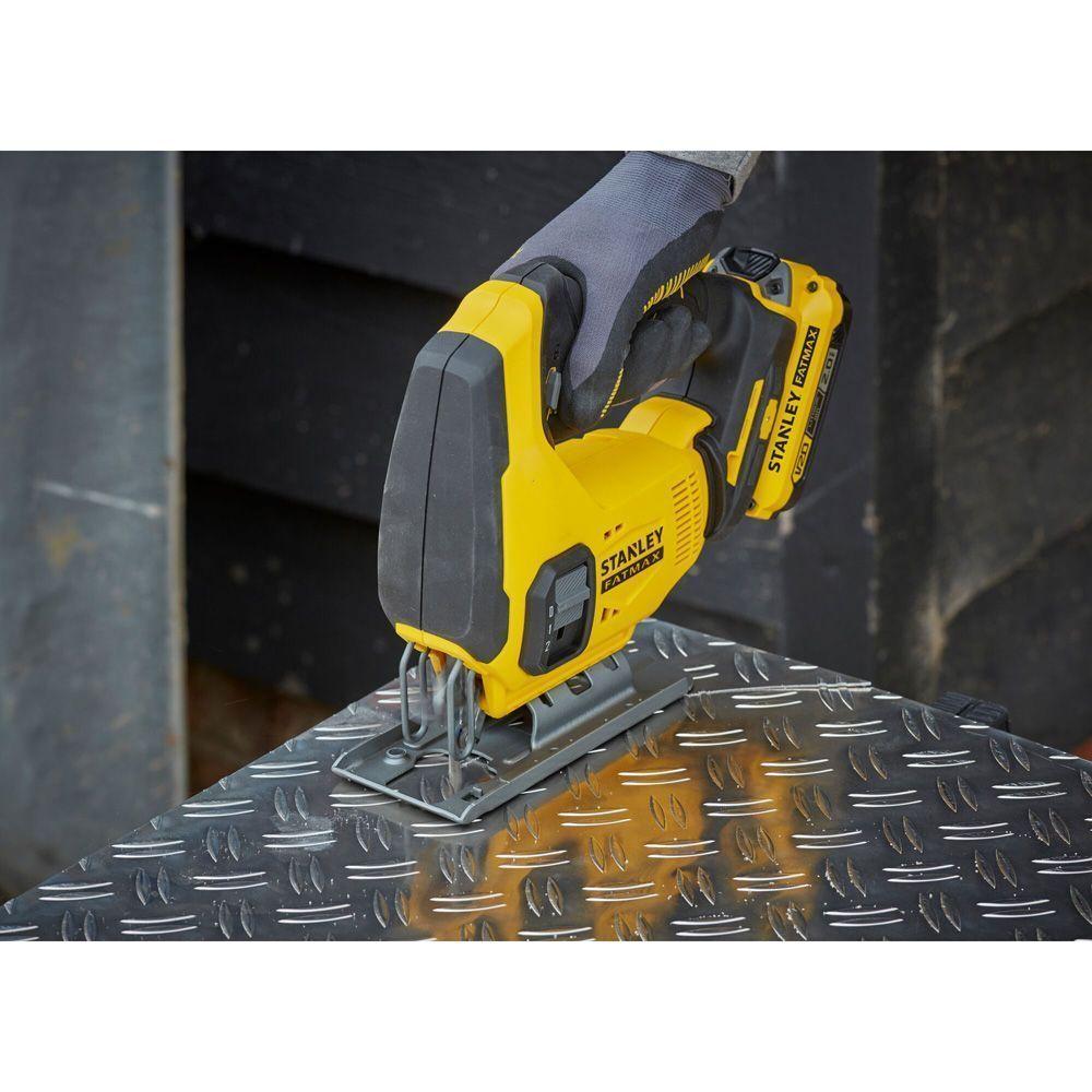 Sierra Caladora Inalámbrica 20V S/Batería  Scj600-B2  Stanley-5