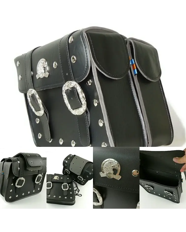 Alforjas para moto chopper-2