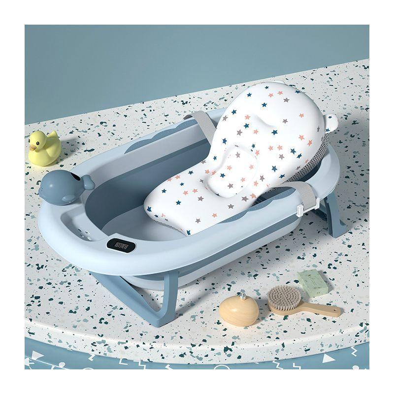 BAÑERA VOAYGE VG-008 CON COJIN Y TERMOMETRO BLUE-4