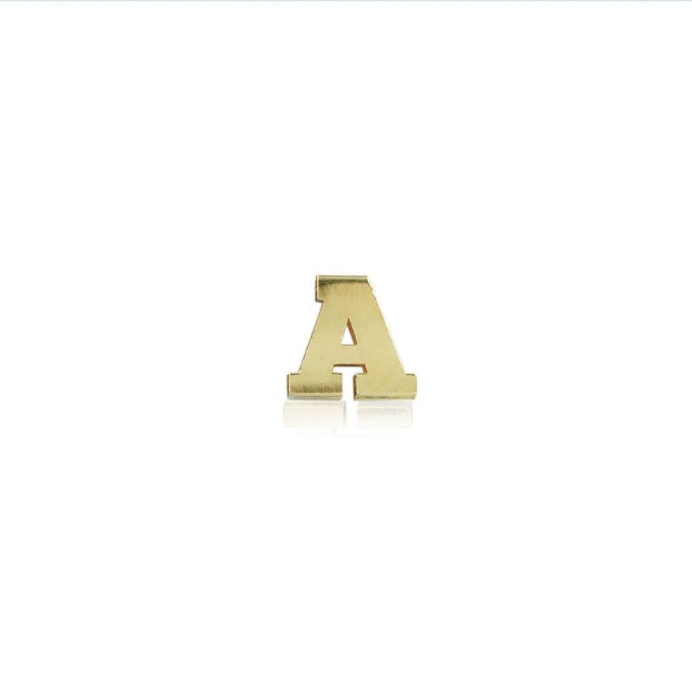 Colgante de Letras Oro 18k Amarillo - X-1