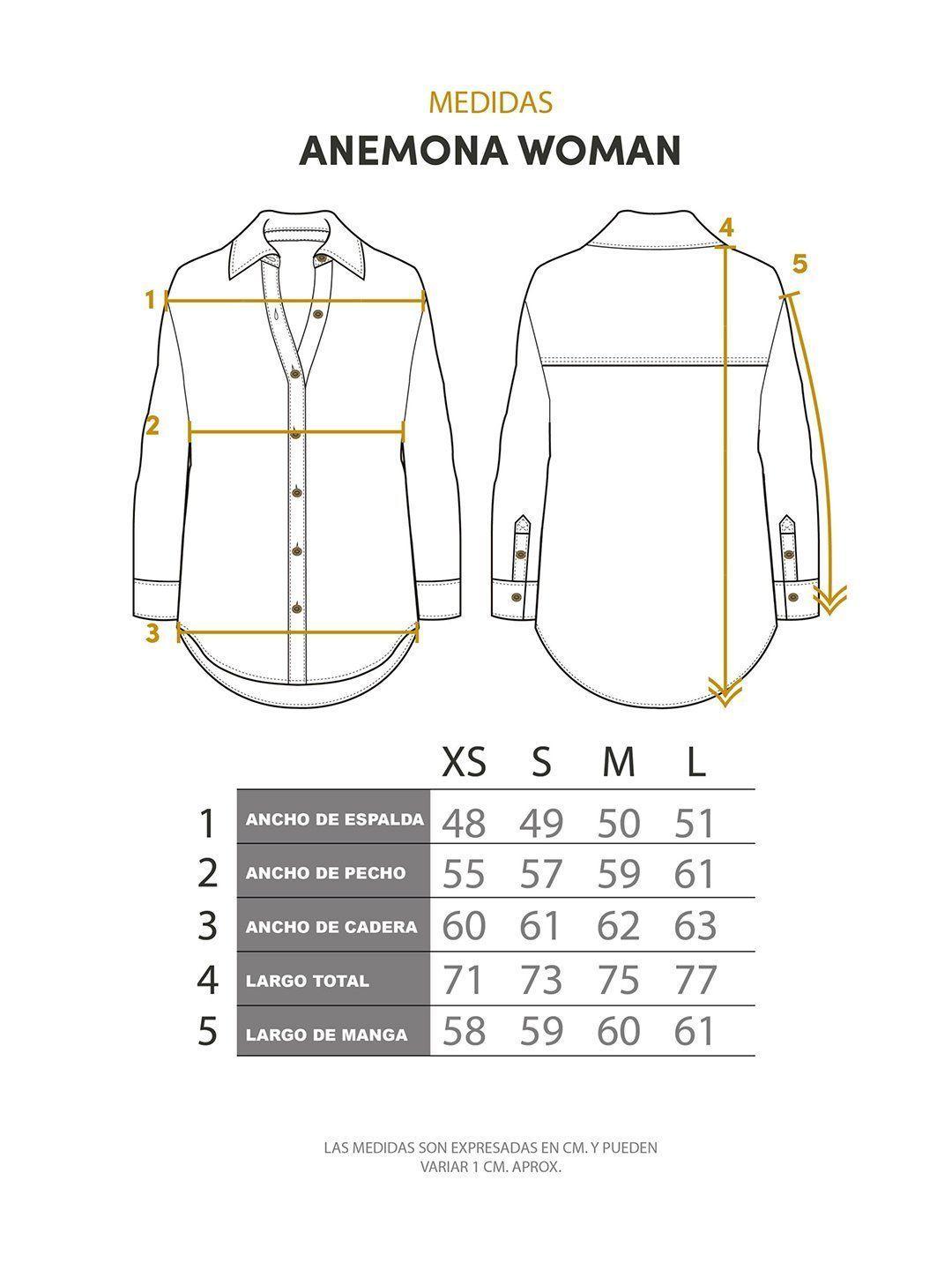 Camisa Anemona Crudo Mujer-4
