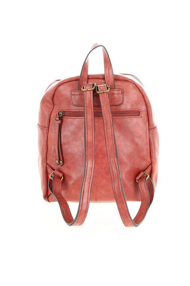 Mochila Roja Folk Fire Dots Humana-1