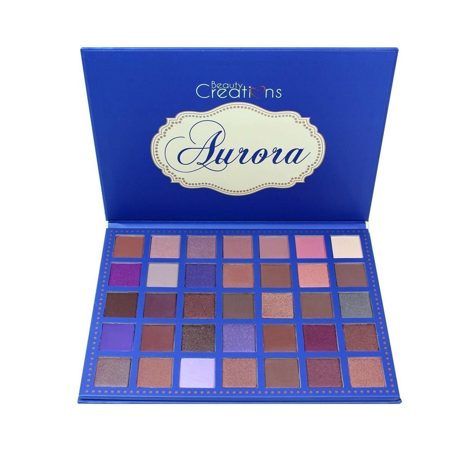 Pack Paleta De Sombra "Aurora" + Set 12 Brochas Holo Fun y Estuche de Beauty Creations-2
