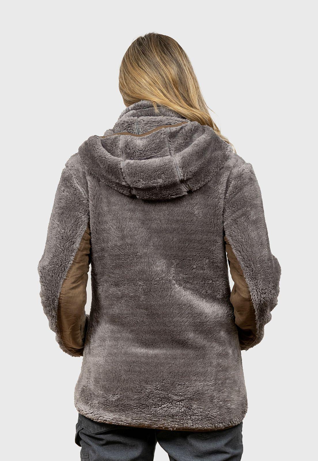 Chaqueta Chiporro Shaggy Lander Gris Plomo Falcone-2
