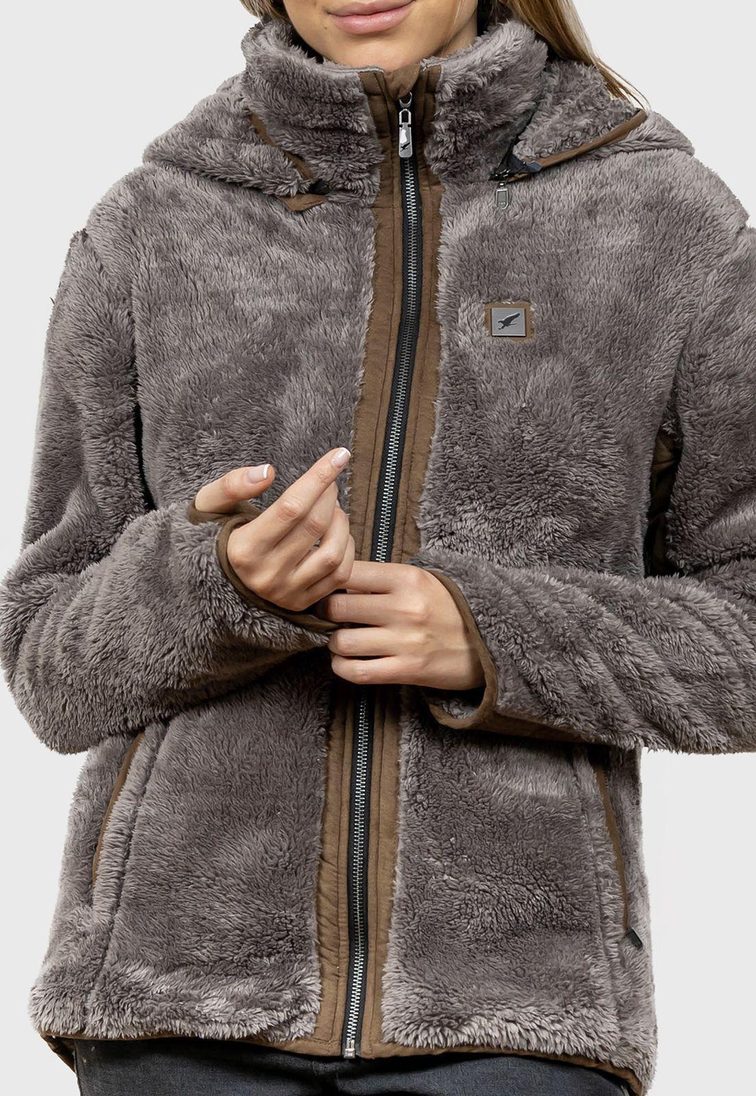 Chaqueta Chiporro Shaggy Lander Gris Plomo Falcone-3