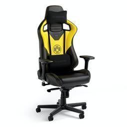 Silla Gamer Profesional Epic Borussia Dortmund Edition, Hasta 120kg, Reclinación 135º-5