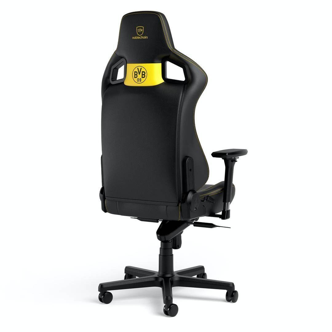Silla Gamer Profesional Epic Borussia Dortmund Edition, Hasta 120kg, Reclinación 135º-4