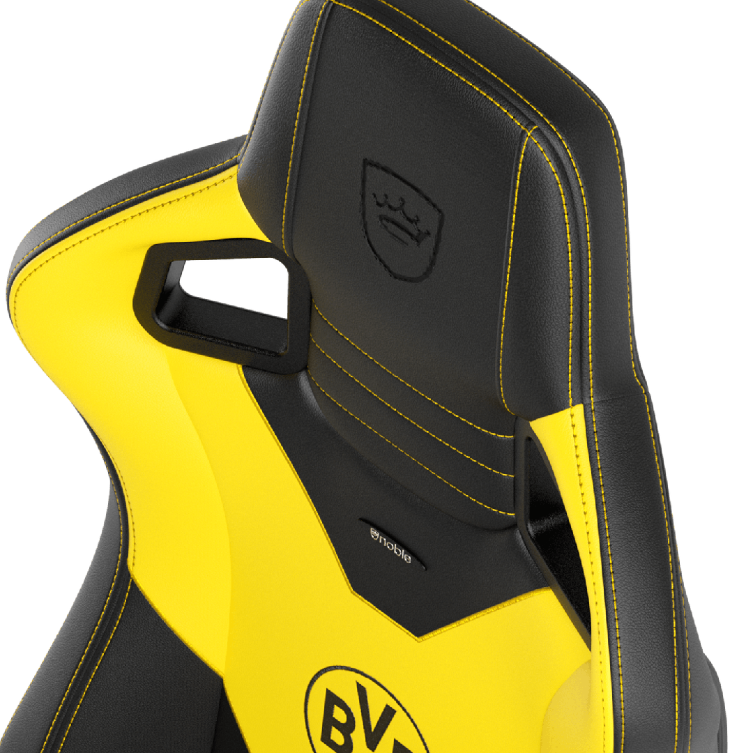 Silla Gamer Profesional Epic Borussia Dortmund Edition, Hasta 120kg, Reclinación 135º-2
