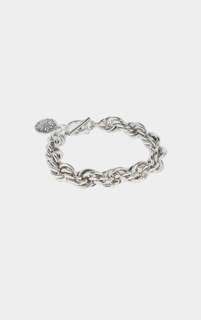 Pulsera Blanda Cora Plateada i-D-0