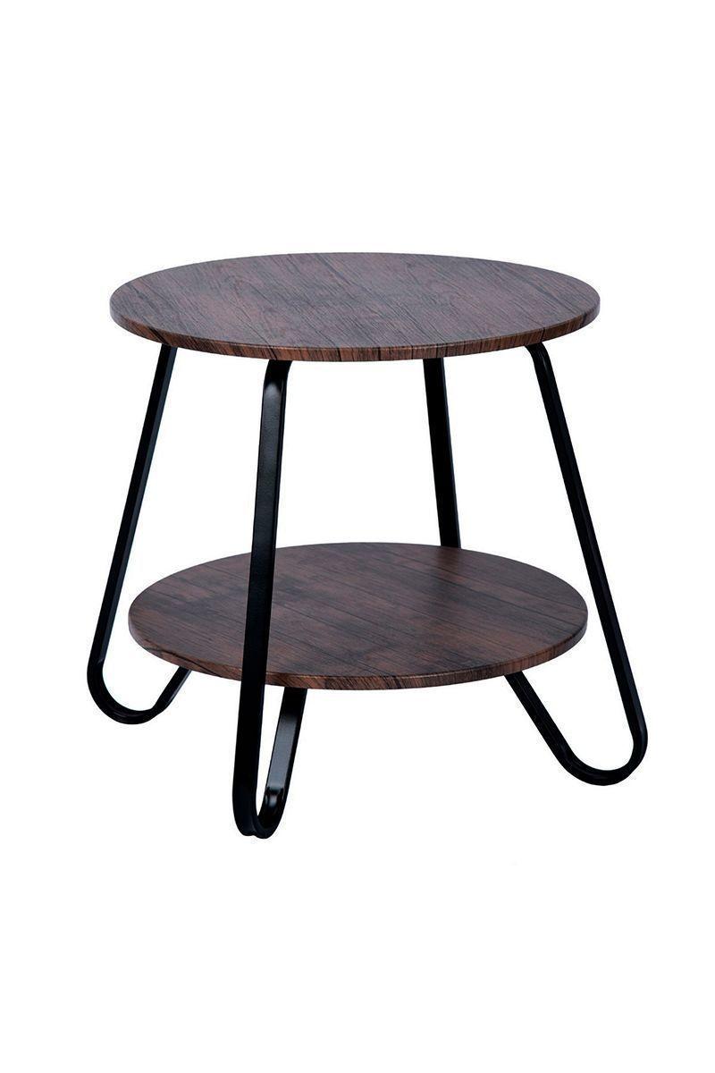 Mesa Lateral Doble Cerezo Café-0