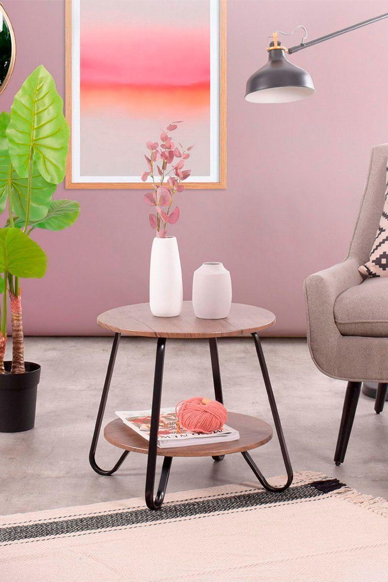 Mesa Lateral Doble Cerezo Café-1