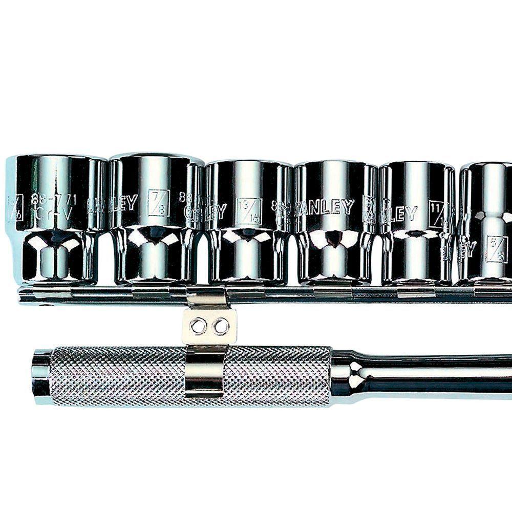 Juego De Dados Métrico Mando 1/2" 11 Piezas  86-734  Stanley-2