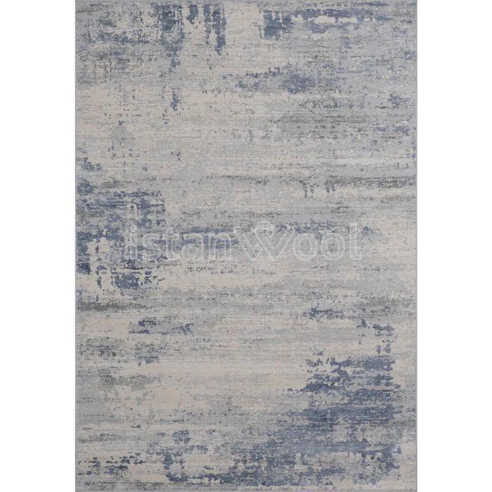 Alfombra Moderna 200 x 290 cms, Gruesa Azul-0