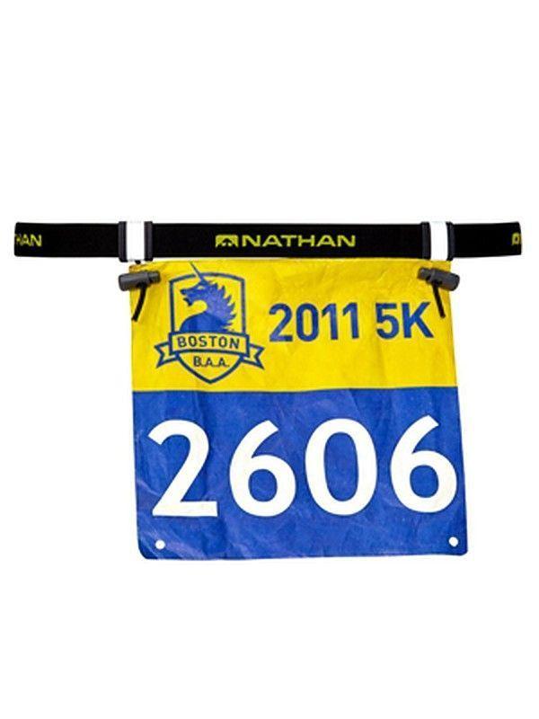 Cinturon Porta Numero Carrera Nathan Negro-0