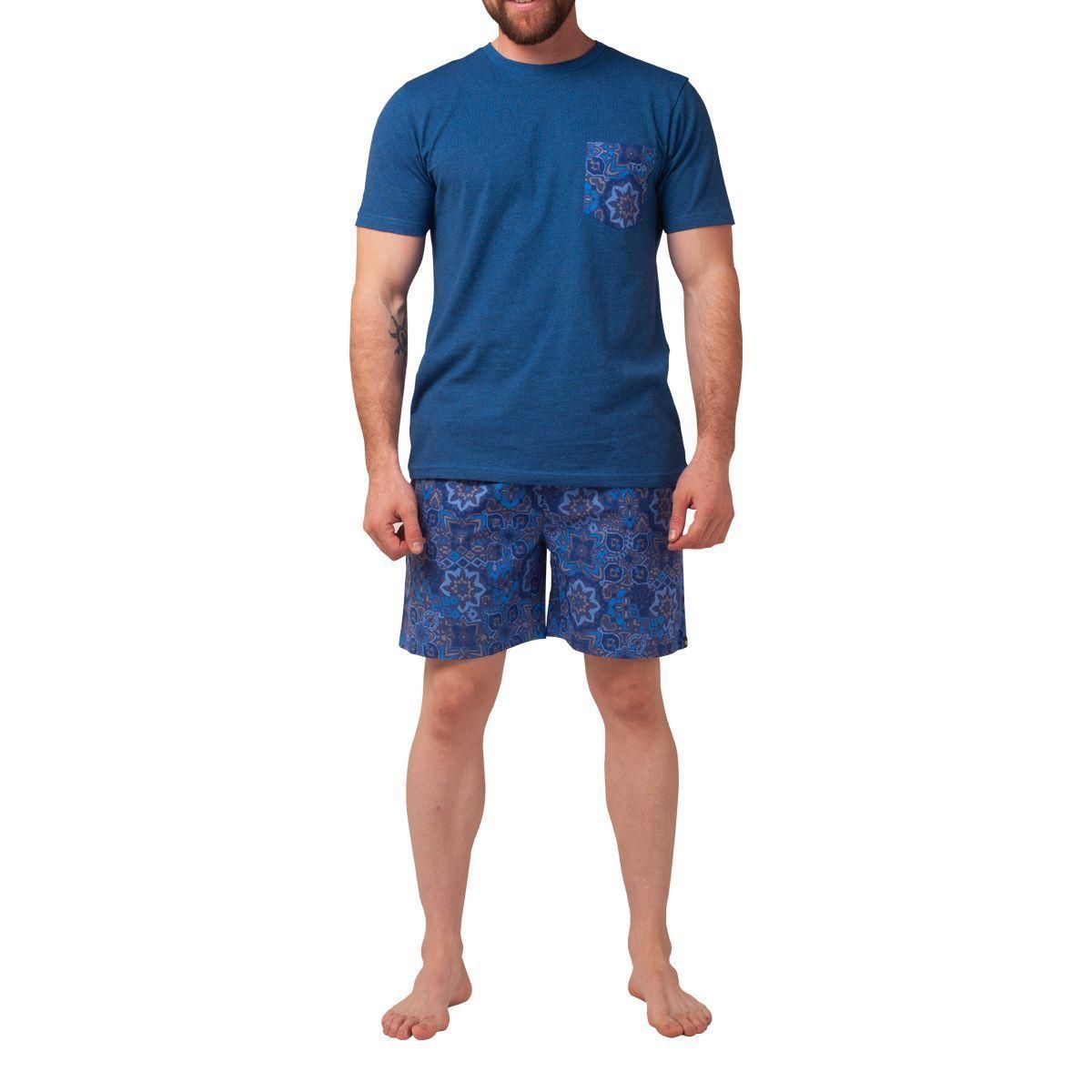 Pijama Algodón Verano Bolsillo C1 TOP-0