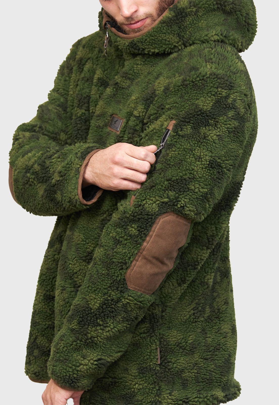 Chaqueta Chiporro Clásica Verde Hombre Falcone-4